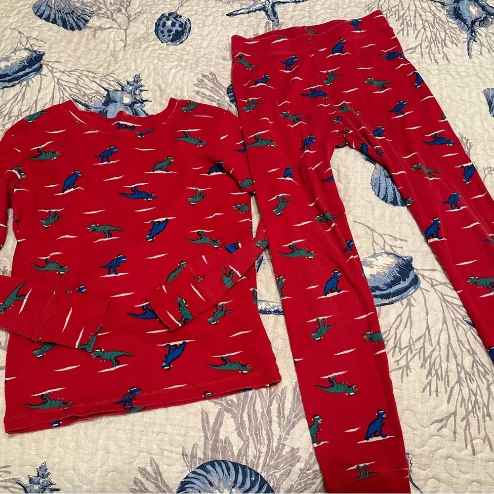Red Dinosaur Kids/Boys Pajamas‎ Size 10